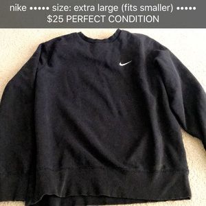nike pull over sweatshirt